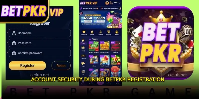 Account Security During BETPKR Registration