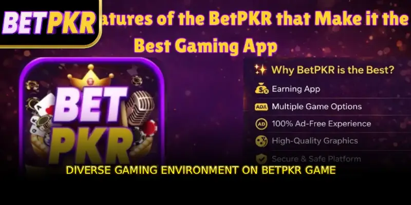 Diverse Gaming Environment on BETPKR GAME