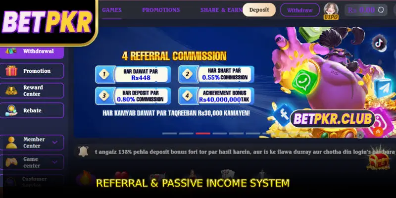 Referral & Passive Income System