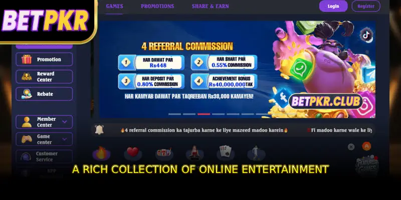 A Rich Collection of Online Entertainment