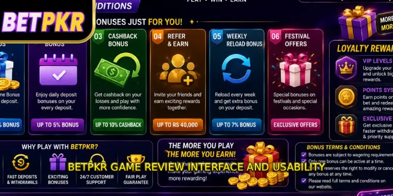 BETPKR Game review Interface and Usability